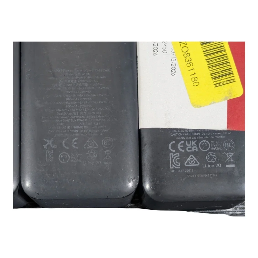 BbAP (Lot Of 9) Anker 737 Power Bank 140W Max Fast Charge 24kmAh (Parts Only)